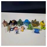 Mixed Character Toy Figure Lot Rugrats Disney Pixar Teletubbies & Fast Food Toys