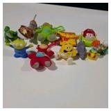 Mixed Character Toy Lot Teletubbies Toy Story Pokemon Moltres M&M’s & Fast Food Toys