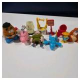 Mixed Character Toy Lot Burger King Disney Toy Story Piggy Bank Dalmatian & Fast Food Toys