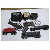 Vintage Model Train Transformer Controls & Rail Cars Lot – Marx, Lionel, American Flyer, Aurora