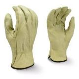 Radians RWG4810L Large Pigskin Leather Industrial Work Gloves - 12 Pairs