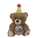 Lot of 2 Plush Teddy Bears – Animated Singing Birthday Bear & Prestige Black Bear
