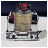 Working RMK Mini AM/FM Diner Radio Jukebox Style With Original Box