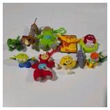 Mixed Character Toy Lot Teletubbies Toy Story Pokemon Moltres M&M’s & Fast Food Toys