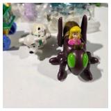 Mixed Fast Food Toy Lot Batman Hunchback of Notre Dame Dinosaur Viewers & Character Figures