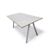 Original retail value: $250 IKEA TROTTEN Rectangular Desk Table Gray Top Metal Legs 63" x 31"