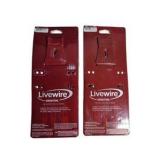 2 Livewire Essential 5 ft Interconnect Cables – 1/4" TRS Male to XLR Male