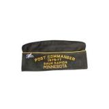 VFW 6992 Post Commander Hat With Display Flag – Sauk Rapids MN 1976-77