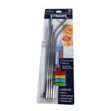Holiday Party Lot – Stainless Steel Straws, Christmas Coasters & “Please Leave By 9” Banners
