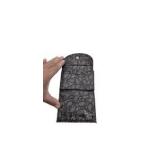 Buxton Bifold Card Holder Wallet Snap Closure Black And Gray
