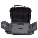Sound FX Leather DVD Bag With Speakers - Untested