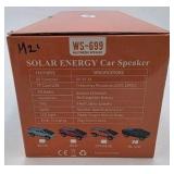 Solar Powered Car Shaped Wireless Speaker - Bluetooth/MP3/TF/FM Radio - BLACK