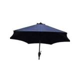 Large Navy Patio Umbrella with Pole & Carry Bag - No Base