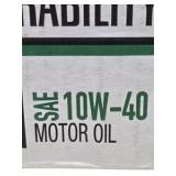 Quaker State Advanced Durability SAE 10W-40 Motor Oil, 12 Quart Case, Open Box