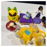 Mixed Character Toy Lot Disney Esmeralda Belle Teletubbies Rugrats & Small Figures