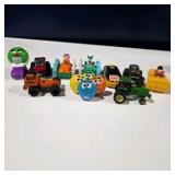 Mixed Fast Food Toy Vehicle Lot M&M’s Tonka John Deere Burger King & Mr. Potato Head