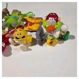 Mixed Character Toy Lot Teletubbies Toy Story Pokemon Moltres M&M’s & Fast Food Toys