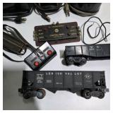 Vintage Model Train Transformer Controls & Rail Cars Lot – Marx, Lionel, American Flyer, Aurora