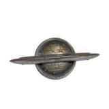 Pair of Vintage Chrome Globe & Wing Wall Sconce