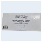 Dept. 56 Snow Village Firewood Delivery Truck & Service With a Smile Accessories