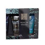 Rituals Hammam Treat 4-Piece Travel Size Bath & Body Gift Set - Shower Foam, Paste, Scrub, Shampoo