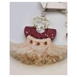 Handmade Macrame Fringe Dangle Earrings – Local Minnesota Senior Artist – 100% Proceeds Support Artist
