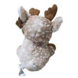 Christmas Baby & Comfort Lot - Animal Adventure Deer Plush, Carter’s Bib/Socks & Slipper Socks