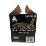 Citgo SuperGard Full Synthetic SAE 5W-30 Motor Oil - 6 Quart Bottles