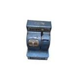 Vintage Uncle Sam’s 3-Coin Register Bank Blue Metal Coin Bank