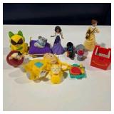 Mixed Character Toy Lot Disney Esmeralda Belle Teletubbies Rugrats & Small Figures