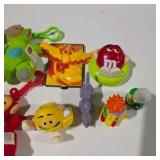 Mixed Character Toy Lot Teletubbies Toy Story Pokemon Moltres M&M’s & Fast Food Toys