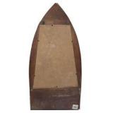 Pirate Ship Wall Mirror / Shelf Decor With Drawers & Pirate Figurine