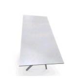 Original retail value: $250 IKEA TROTTEN Rectangular Desk Table Gray Top Metal Legs 63" x 31"