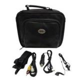 Sound FX Leather DVD Bag With Speakers - Untested