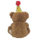 Lot of 2 Plush Teddy Bears – Animated Singing Birthday Bear & Prestige Black Bear