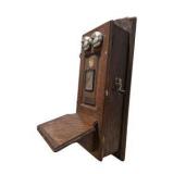 Estimated  $150-$250 value! Antique Monarch Telephone Mfg. Co. Wood Wall Telephone – Fort Dodge Iowa