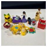 Mixed Character Toy Lot Disney Esmeralda Belle Teletubbies Rugrats & Small Figures