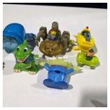 Mixed Character Toy Figure Lot Rugrats Disney Pixar Teletubbies & Fast Food Toys