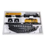 Battery Operated Iron Diesel Train Set No. 602 Union Pacific Tank Car Track Boxed