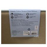Mineral Spring Luxury Cotton Memory Foam Bathmat 24" x 36" Light Blue