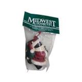 Midwest Importers Christmas Ornaments Lot – Santa Cat/Dog, K-9 Police Car & Cat Ornament