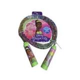 Disney Princess Lot - Tiana Dazzle Jump Rope, Princess Tote Bag & Flower Hair Claws