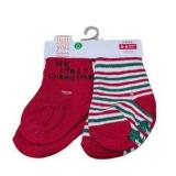 Christmas Baby & Comfort Lot - Animal Adventure Deer Plush, Carter’s Bib/Socks & Slipper Socks