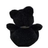 Lot of 2 Plush Teddy Bears – Animated Singing Birthday Bear & Prestige Black Bear