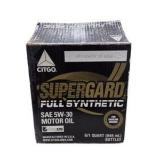 Citgo SuperGard Full Synthetic SAE 5W-30 Motor Oil - 6 Quart Bottles