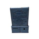 Vintage Uncle Sam’s 3-Coin Register Bank Blue Metal Coin Bank