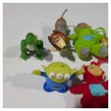 Mixed Character Toy Lot Teletubbies Toy Story Pokemon Moltres M&M’s & Fast Food Toys