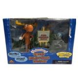 Pocahontas Action Figure Gift Set, Rocky & Bullwinkle Figures & Lone Ranger Lunch Box
