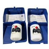 Pair of 1992 Batman The Animated Series Thermos Lunch Boxes w/ Matching Thermos Bottles