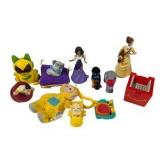 Mixed Character Toy Lot Disney Esmeralda Belle Teletubbies Rugrats & Small Figures